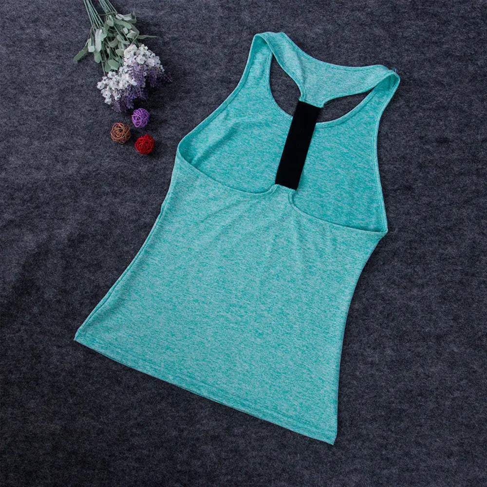 Women's Casual Sleeveless Fitness Tops