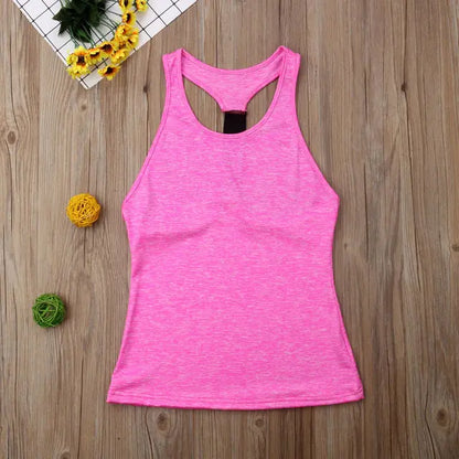 Women's Casual Sleeveless Fitness Tops