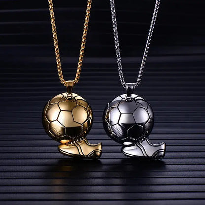 Soccer Shoe Pendant Necklace