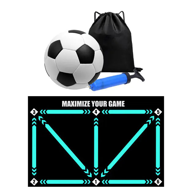 Non-Slip Rubber Training Mat for Soccer Skills Practice – Durable Grip Surface for Indoor & Outdoor Footwork Drills