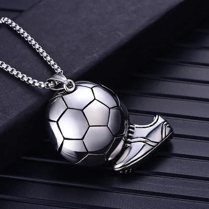 Soccer Shoe Pendant Necklace