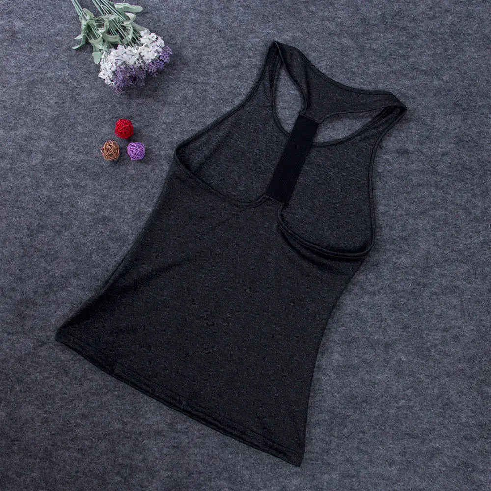 Women's Casual Sleeveless Fitness Tops