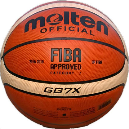 Basketball FIBA Approved Size 7 PU Leather